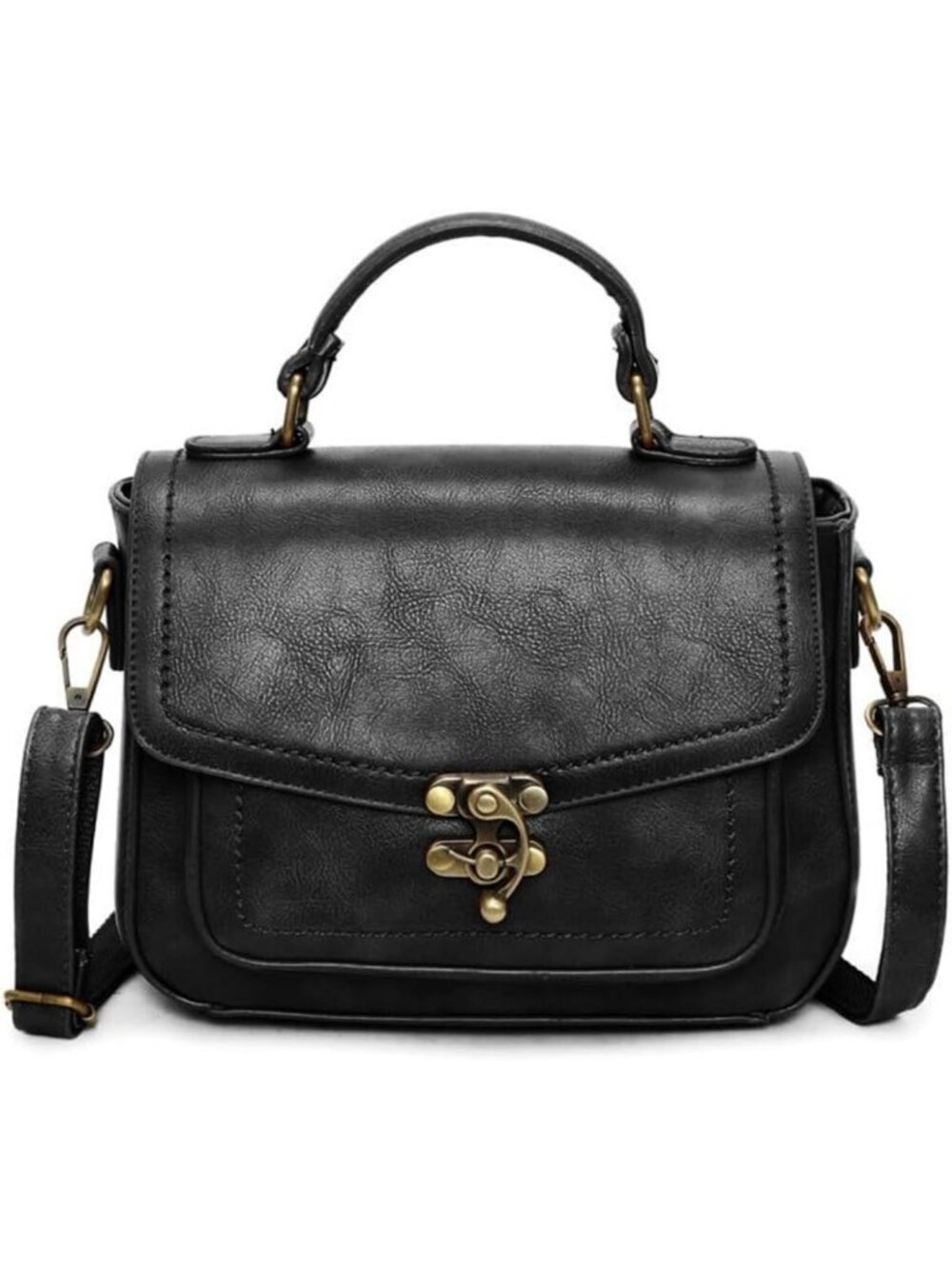 Vintage Mini Quilted Crossbody Bag for Women | Adjustable Strap Shoulder Purse